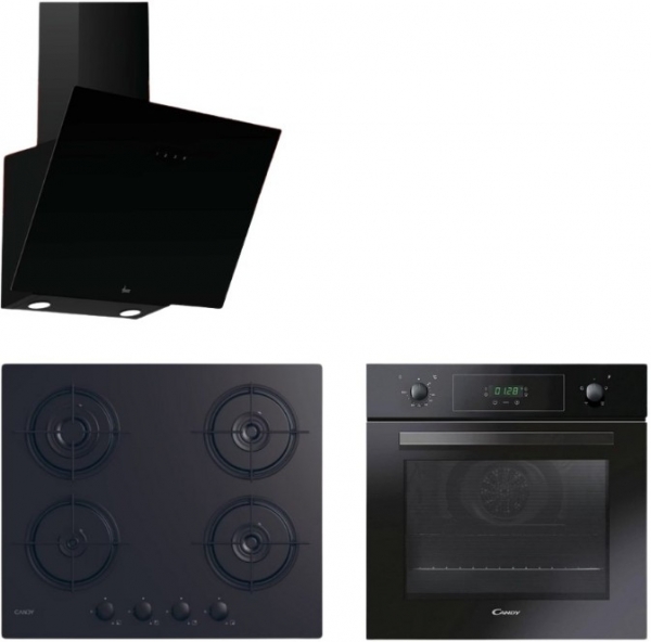 Hoover & Candy Vivara Ankastre Set CVW6BB + FCP405N