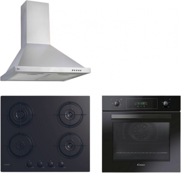 Hoover & Candy Kuvani Ankastre Set CVW6BB + FCP405N