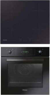 Hoover & Candy 2'li Siyah Ankastre Set HH64CCB + FCP405N