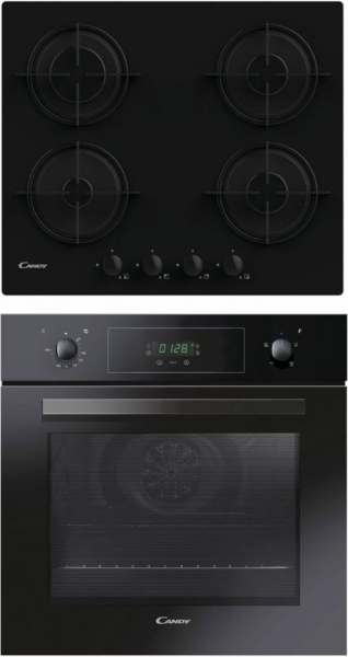 Hoover & Candy 2'Li Siyah Ankastre Set CVW6BB + FCP405N