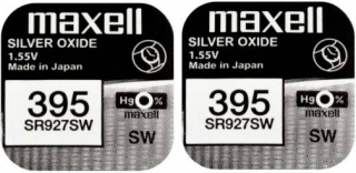 Maxell 395 2'li Düğme Pil