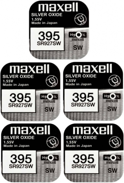 Maxell 395 5'li Düğme Pil