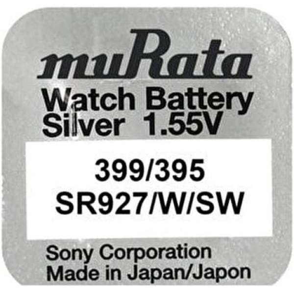 Murata SR927 395 Düğme Pil