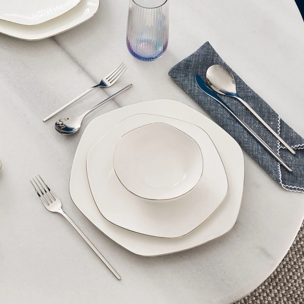 Karaca Hexagon 61 Parça Yemek Takımı
