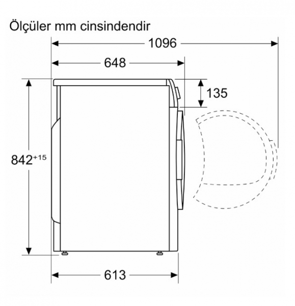 Siemens WQ52J20RTR Isı Pompalı Kurutma Makinesi