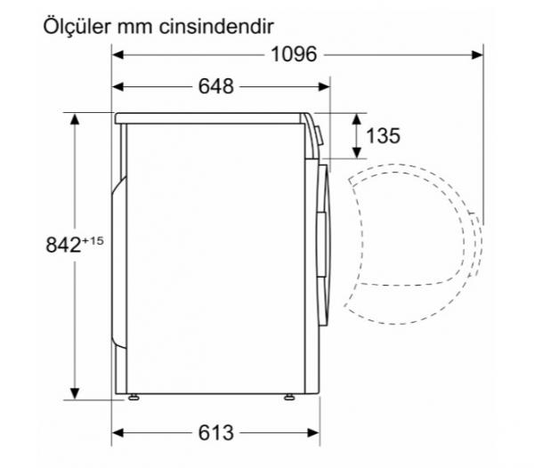 Bosch WQJ2420XTR Isı Pompalı Kurutma Makinesi