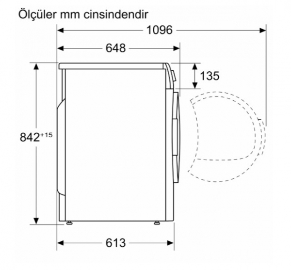 Bosch WQJ2520RTR Isı Pompalı Kurutma Makinesi