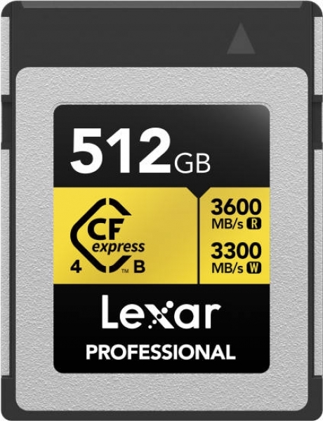 Lexar Professional Gold CFexpress 4.0 Type B SSD (512 GB)