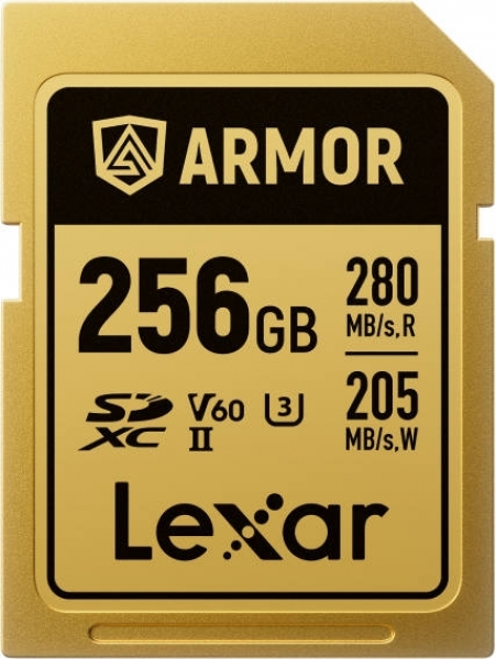 Lexar Armor Gold SDXC UHS-II SD (256 GB)