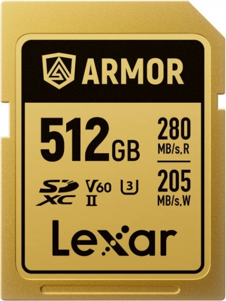 Lexar Armor Gold SDXC UHS-II SD (512 GB)