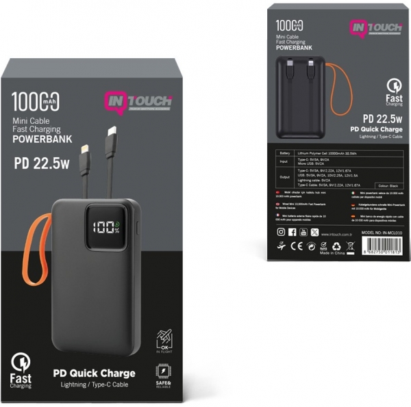 Intouch Quick Fast 10000 mAh Powerbank