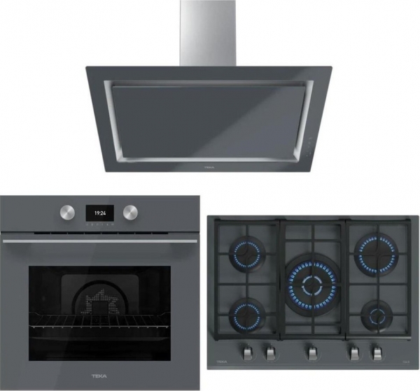 Teka Urban Gri Ankastre Set GZC 75330 XBN ST + HLB 8600 ST + DLV 98660 ST TOS