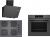 Bosch Gri Set 539 Ankastre Set POH7C9P31O + HJG852YN0T + DWK66PJ70T