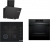 Bosch Siyah Ankastre Set POP6C6P31O + HJG852YT0T + DWK66PJ60T