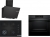 Bosch Siyah Set 540 Ankastre Set POH7C6P31O + HJG852YT0T + DWK66PJ60T