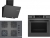 Bosch Gri Set 536 Ankastre Set POH7C9P31O + HUA736EN0T + DWK66PJ70T