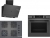 Bosch Gri Set 548 Ankastre Set POH7C9P31O + HUA736EN0T + DWK67PJ70T