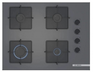 Bosch Gri Set 477 Ankastre Set POP7C9P30O + HJG852YN0T + DWK67PJ70T