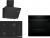 Bosch Siyah Set 586 Ankastre Set POP7C6P30O + HJG852YB0T + DWK67PJ60T