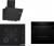 Bosch Siyah Set 512 Ankastre Set POP6C6P31O + HJG852YB0T + DWK67PJ60T