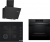 Bosch Siyah Set 514 Ankastre Set POP6C6P31O + HJG852YT0T + DWK67PJ60T