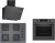 Bosch Gri Set 457 Ankastre Set POH7C9P30O + HUA717BN0T + DWK67PJ70T