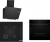 Bosch Siyah Set 496 Ankastre Set POP6C6P31O + HUA736EA0T + DWK66PJ60T