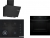 Bosch Siyah Set 542 Ankastre Set POH7C6P31O + HUA717BA0T + DWK67PJ60T