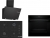Bosch Siyah Set 562 Ankastre Set POP7C6P31O + HJG852YB0T + DWK66PJ60T
