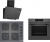 Bosch Gri Set 501 Ankastre Set POP6C9P31O + HJG852YN0T + DWK66PJ70T