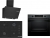 Bosch Siyah Set 583 Ankastre Set POP7C6P31O + HUA736EG0T + DWK67PJ60T