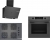 Bosch Gri Set 584 Ankastre Set POP7C9P31O + HUA736EN0T + DWK67PJ70T