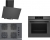 Bosch Gri Set 575 Ankastre Set POP7C9P31O + HJG852YN0T + DWK64PJ70T