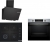 Bosch Siyah Set 494 Ankastre Set POP6C6P31O + HUA717BR0T + DWK66PJ60T