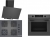 Bosch Gri Set 524 Ankastre Set POH7C9P31O + HUA736EN0T + DWK64PJ70T