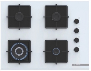 Bosch Beyaz Set 525 Ankastre Set POH7C2P31O + HUA736EV0T + DWK64PJ20T