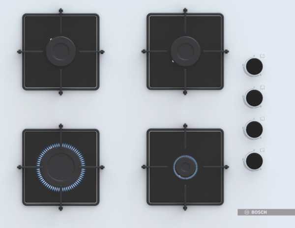 Bosch Serie 4 POP7C2P31O Ankastre Gazlı Ocak