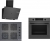 Bosch Gri Set 505 Ankastre Set POP6C9P31O + HUA717BN0T + DWK67PJ70T