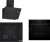 Bosch Siyah Set 504 Ankastre Set POP6C6P31O + HUA717BA0T + DWK67PJ60T