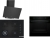 Bosch Siyah Set 522 Ankastre Set POH7C6P31O + HUA736EA0T + DWK64PJ60T