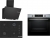 Bosch Siyah Set 556 Ankastre Set POP7C6P31O + HUA717BR0T + DWK66PJ60T