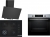 Bosch Siyah Set 520 Ankastre Set POH7C6P31O + HUA717BR0T + DWK64PJ60T