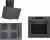 Bosch Gri Set 572 Ankastre Set POP7C9P31O + HUA736EN0T + DWK64PJ70T