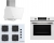 Bosch Beyaz Set 573 Ankastre Set POP7C2P31O + HUA736EV0T + DWK63PJ20T