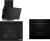 Bosch Siyah Set 484 Ankastre Set POP6C6P31O + HUA736EA0T + DWK63PJ60T