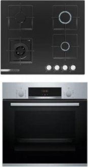 Bosch 2'Li Siyah Ankastre Set PNH6C6O12O + HBF514BS1T +