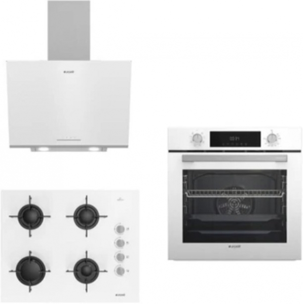 Arçelik New Star Beyaz Ankastre Set OCD T 651 EB + AFC 341 B + ADE 606 B