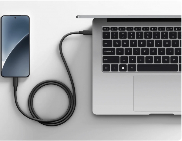Xiaomi 6A High Speed USB4 Braided Şarj Kablosu