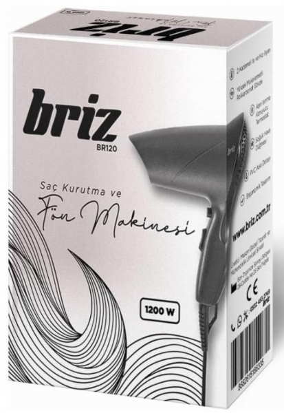 Briz BR120 Saç Kurutma Makinesi