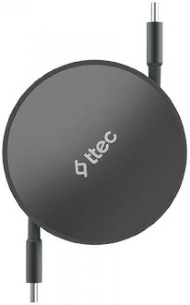 ttec USB-C Mini Makaralı 100W Şarj Kablosu